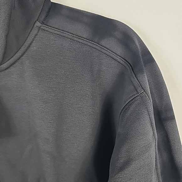 NEW Fabletics Women's Cozy Fleece Half Zip Mock Neck Sweatshirt Grey Sz S NWT - Picture 5 of 9